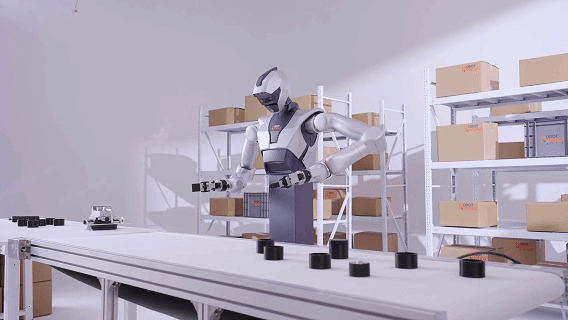 f20567edj00t5x8nx006fd000fs008wm 翼菲首款人形机器人“鸿钧”发布:全向轮可升降底盘,能拧螺丝、贴标签