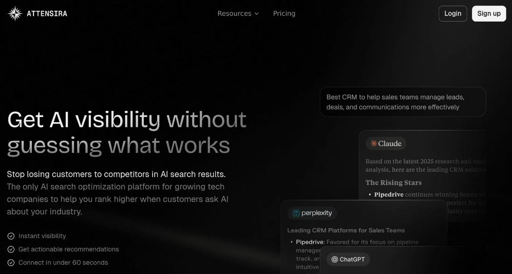Attensira: AI Search Optimization Platform to enhance brand ranking in AI search results
