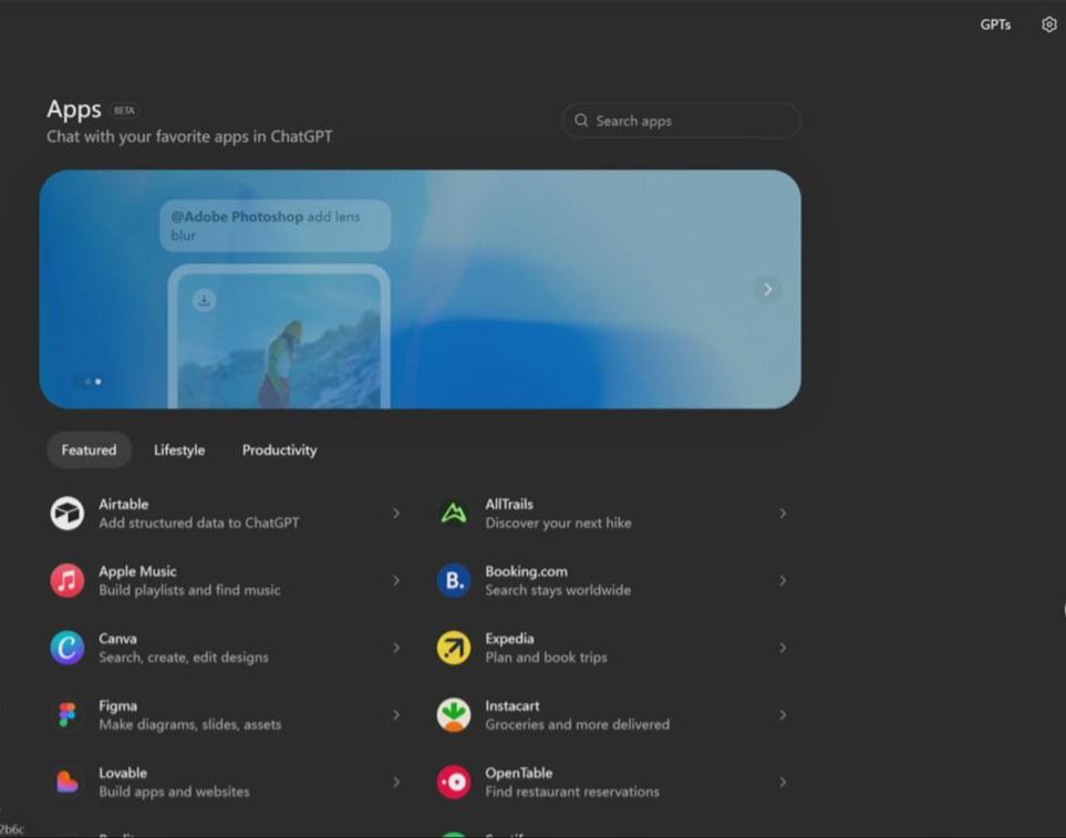 OpenAI: As of this date, developers can submit applications to ChatGPT