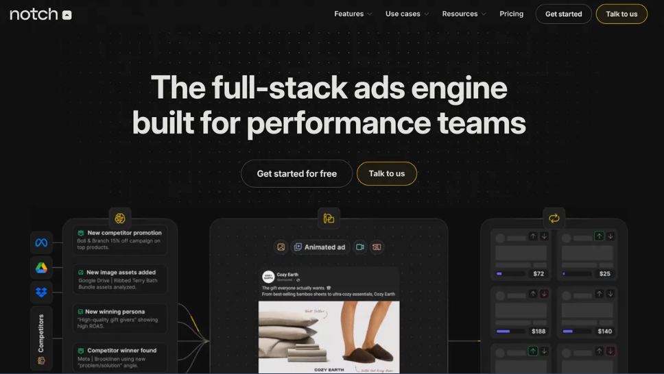 Notch: AI Advertising Generator, automatic generation of various types of advertising
