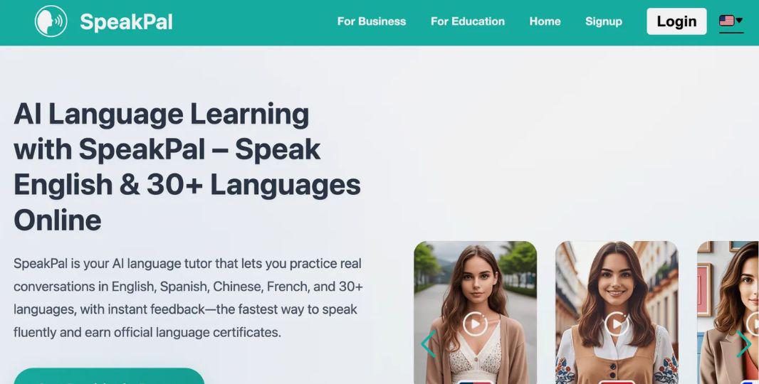 SpeakPal：AI语言学习工具，帮助用户练习英语、西班牙语、中文、法语等 30 多种语言