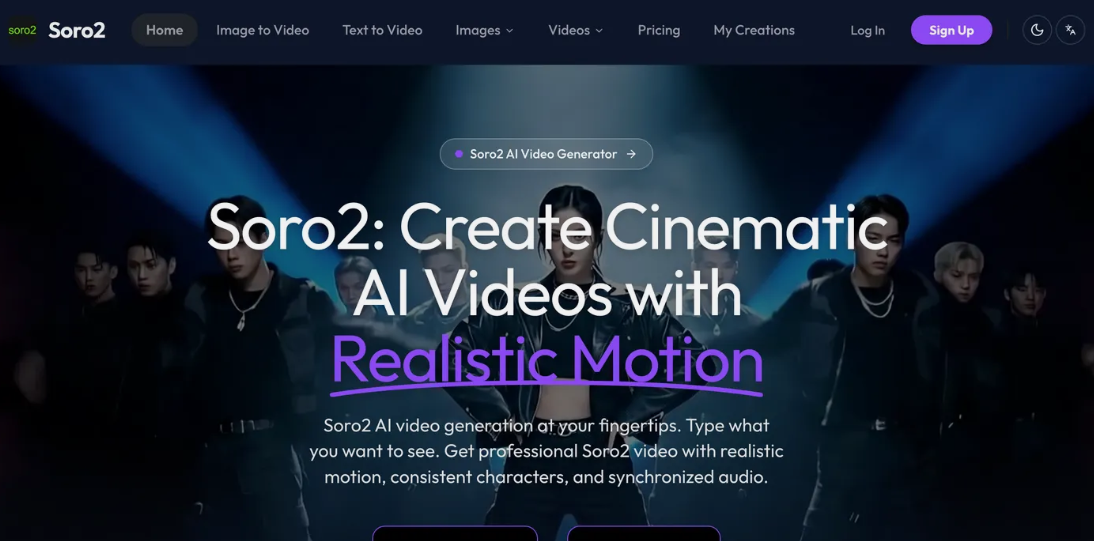 Soro2: AI Video Generator, just enter text to create film-level videos