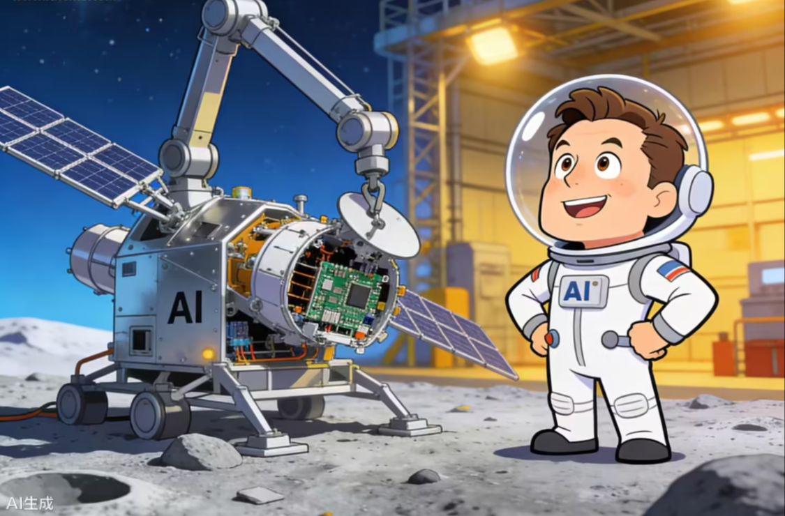 马斯克最新野心：要在月球建厂生产 AI 卫星，谋求远超竞争对手的算力资源