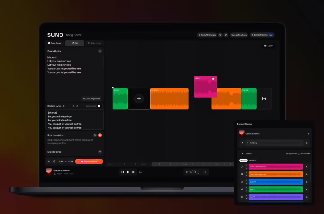 1abc8703j00tb95lx005kd000v900knp AI 音乐生成平台 Suno 付费用户突破 200 万,年经常性收入达 3 亿美元