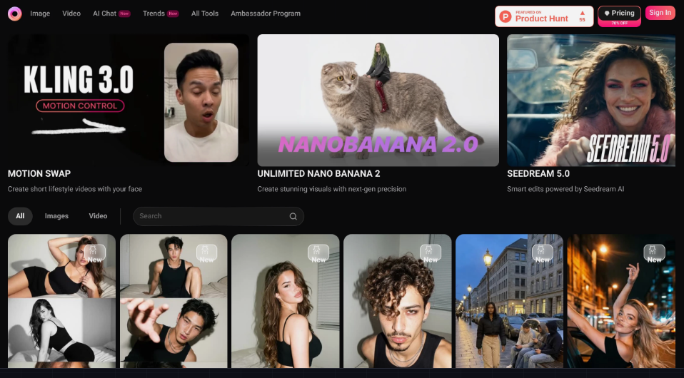 58f7a1b9j00tbzlb100hpd000qm00eqp Glam AI:一款AI图像和视频编辑平台,快速创作AI图像和视频内容