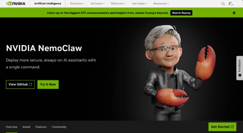 NemoClaw：开源AI智能体平台，部署安全 AI 助手的开源工具