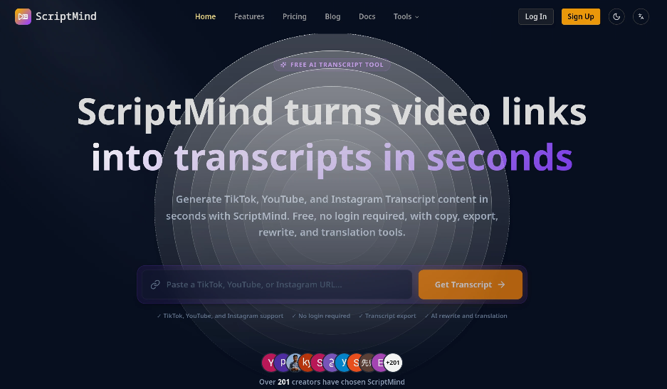 1ba7e3bbj00tdf6730080d000q100f7p ScriptMind:AI字幕工具,快速生成 TikTok、YouTube 和 Instagram 字幕