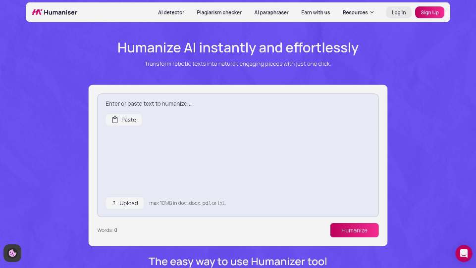 Humanizer：AI写作工具，帮助用户将提升内容质量并绕过AI检测