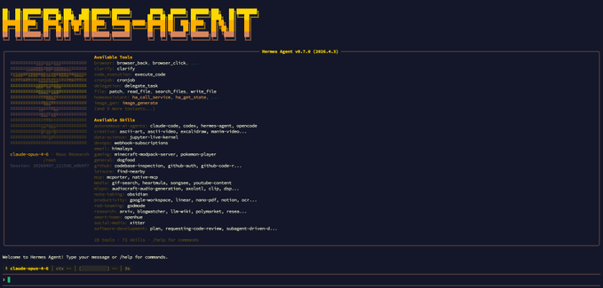 Hermes Agent 新手教程，从入门到放弃的不完全指南