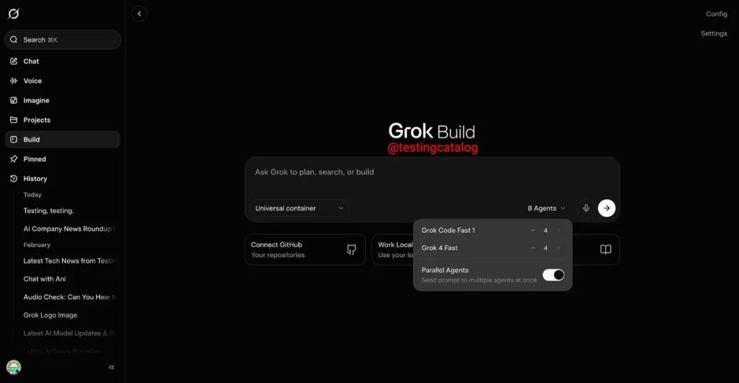 Mask Entry AI Programming Track: SpaceXAI Desktop Programming Application Grok Build Exposure
