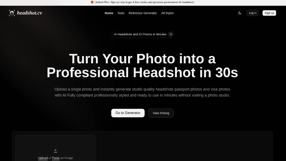 HeadShot：AI驱动的专业头像与证件照生成工具，生成符合官方要求的证件照、护照照片和职业头像