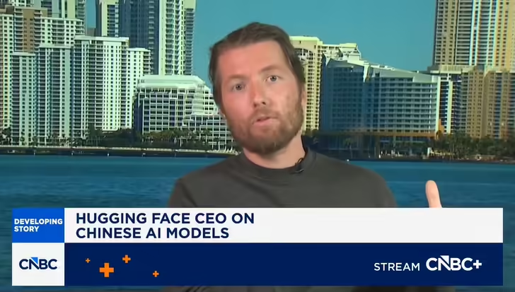 ed9e70f2j00tj814y00brd000k800bhp Hugging Face CEO Delange: China is winning the AI competition, while the United States is fighting each other