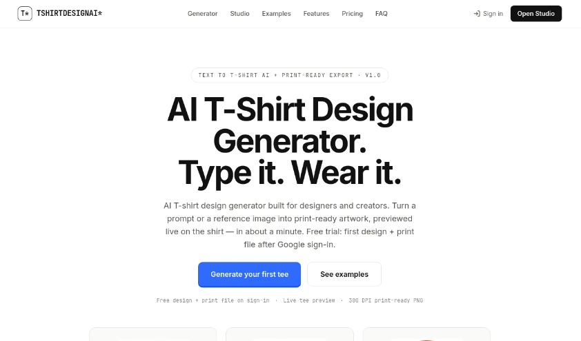 T-Shirt Design AI: AI T-shirt design generator to quickly create printed costumes