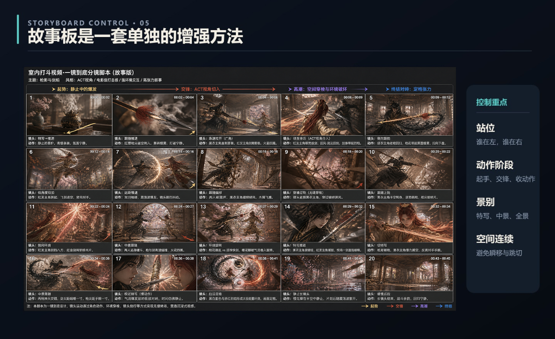 38cdab1dj00tli4os00zqd000v900j3p AI提示词创作第六十三节:效果超好的AI打戏秘籍,怎样生成一套有打击感的 AI 打斗提示词