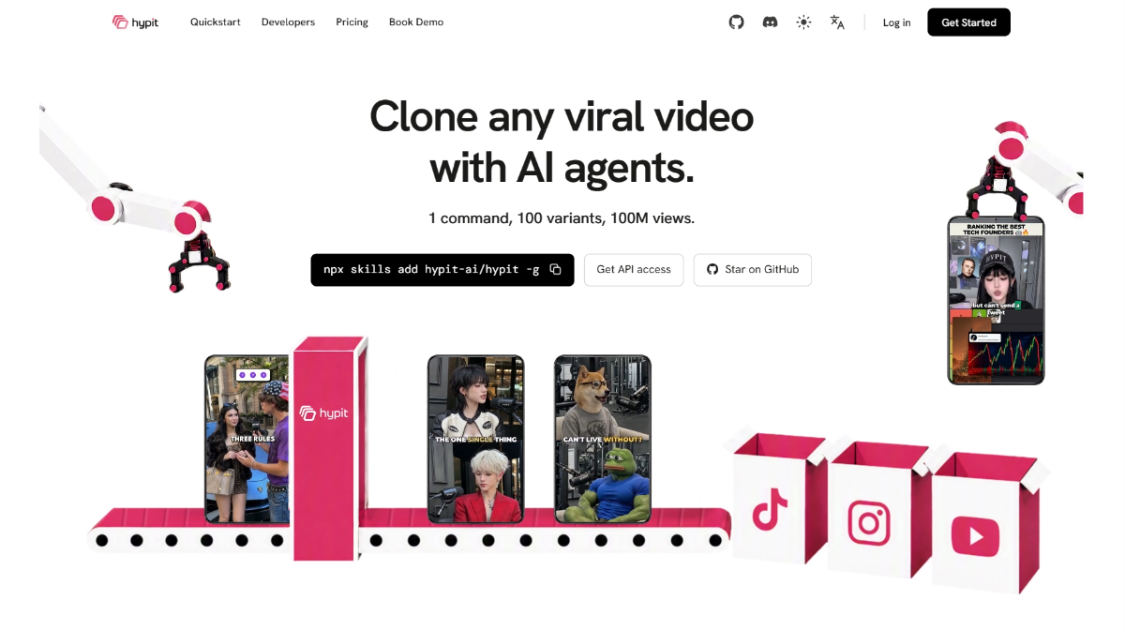 Hypit: Free Open-source AI Video Regraving Tool, Auto parsing Exploding Video