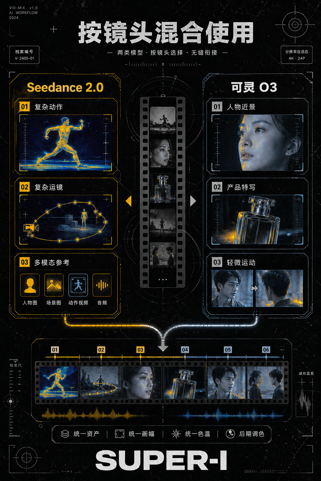 AI提示词创作第七十三节：可灵 O3 与 Seedance 2.0 怎么选？单帧or多模态
