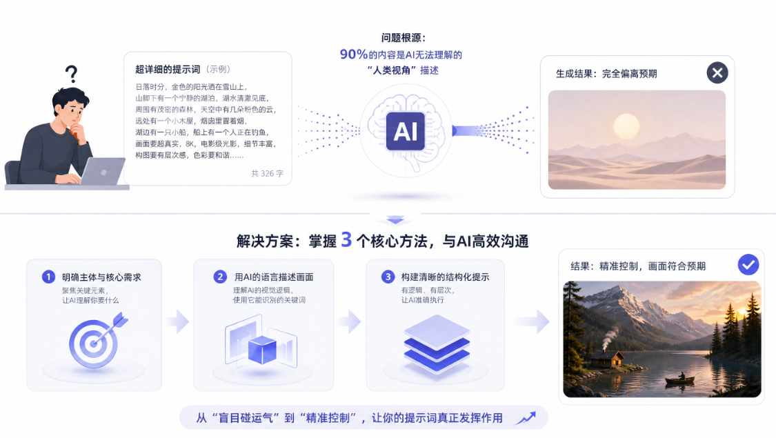 69396f3bj00tlhxs300mgd000v900hnp AI提示词创作第五十节:告别无效指令,AI视频提示词优化的三大核心法则