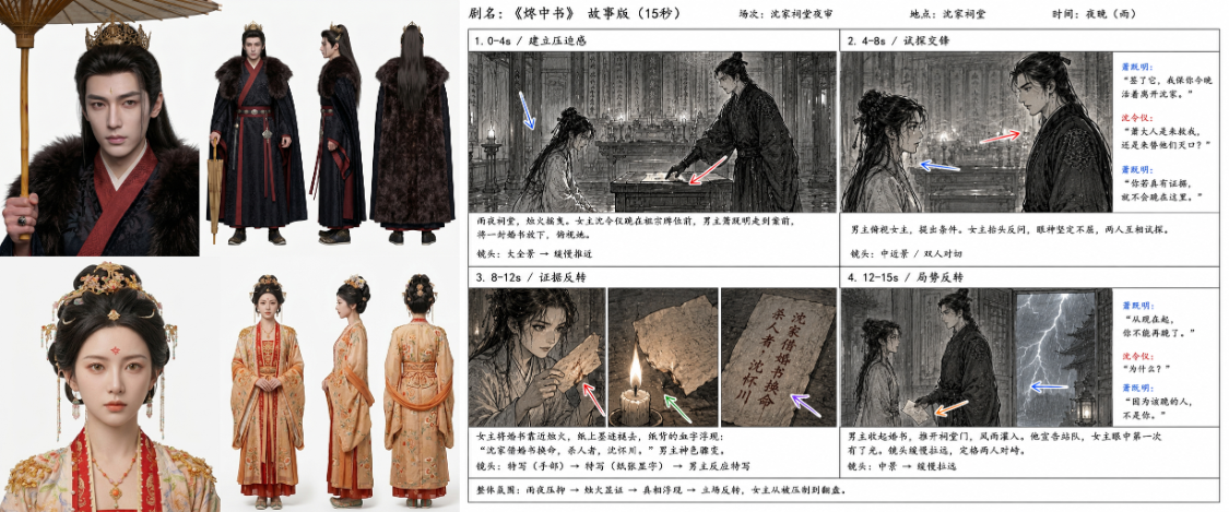 b0de3df8j00tli1zs00srd000v900d1p AI提示词创作第五十七节:用AI故事板,让视频生成更稳定