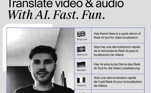 Rask Ai:视频翻译和配音工具