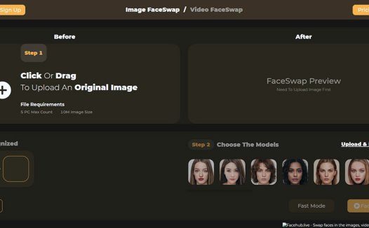 FaceHub:免费的在线AI换脸工具网站