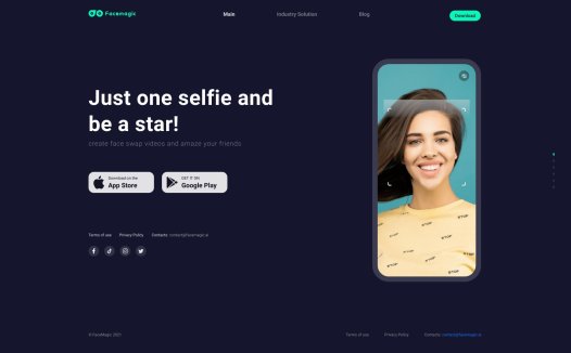FaceMagic：一张自拍照片即可制作的AI换脸应用