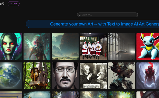 Deepai: 一款在线的AI图片生成和编辑网站