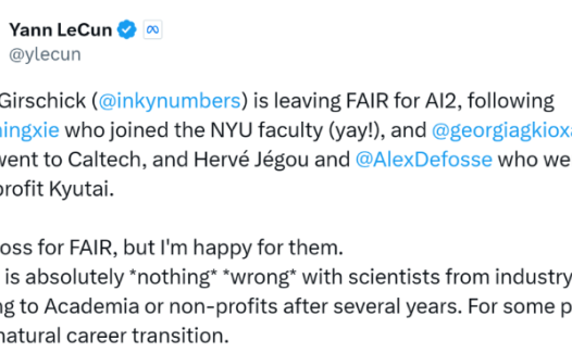 Meta AI团队再失大将：R-CNN作者Ross Girshick离职