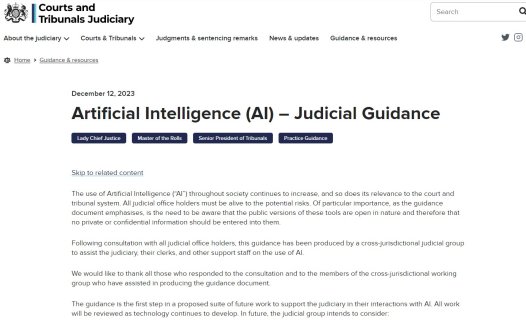 官方允许!英国法官以后可以用ChatGPT写裁决书了