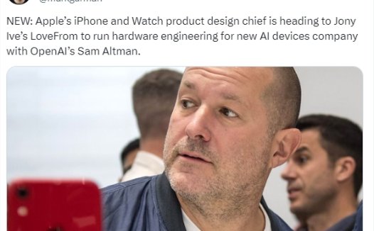 奥特曼挖走iPhone设计师 联手打造AI移动设备