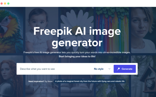 Freepik AI image generator: 免费在线AI绘画图片生成工具