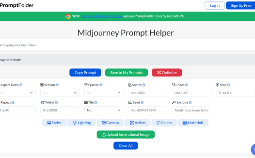 PromptFolder: 一款AI提示管理工具