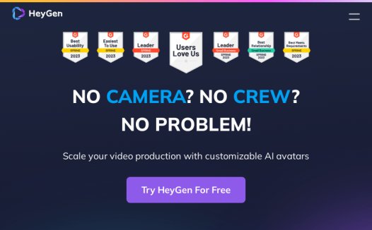 HeyGen：是一个AI视频虚拟数字人生成平台