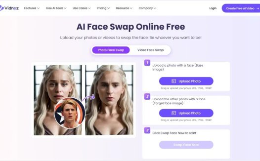 Vidnoz AI：一款免费的在线视频创作工具