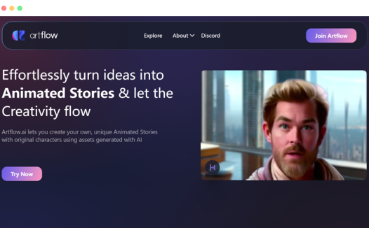 Artflow.ai: 基于人工智能的AI虚拟人视频生成平台