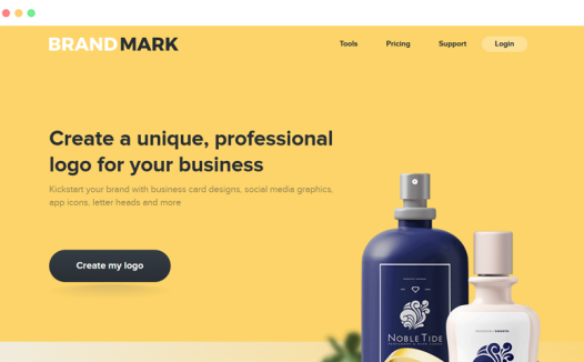 Brandmark: 基于人工智能的在线AI设计LOGO平台