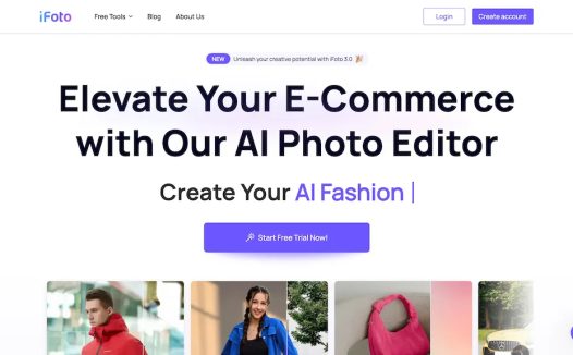 iFoto.ai:专为跨境电商的AI工具
