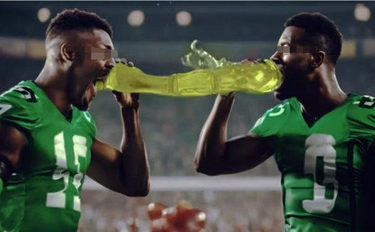 可口可乐旗下体育饮料品牌BodyArmor在超级碗广告中使用AI生成的图像