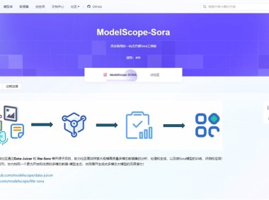 魔搭社区开源Data-Juicer 、 lite-Sora 类 Sora 模型