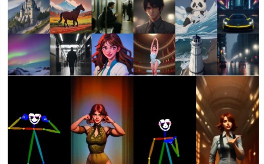 字节发布AnimateDiff-Lightning模型 4步推理就能生成高质量视频