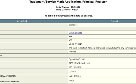 OpenAI申请“Voice Engine”商标,瞄准语音助手市场