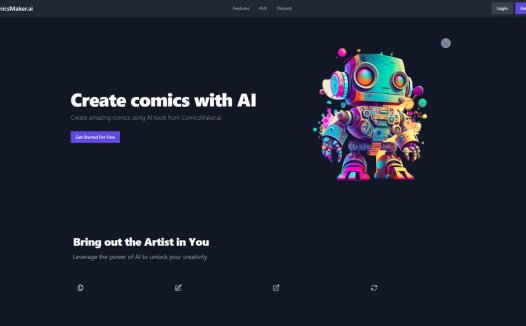Comics Maker：使用人工智能创建漫画的在线平台