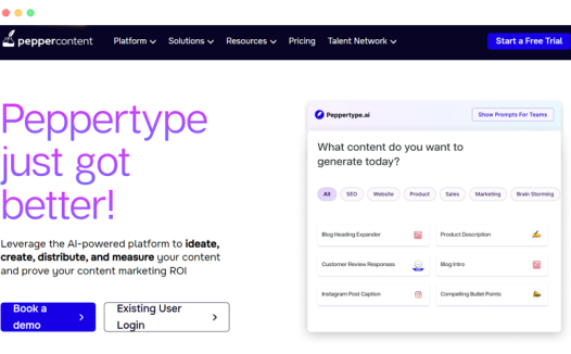 Peppertype.ai:基于人工智能的AI写作文章生成工具