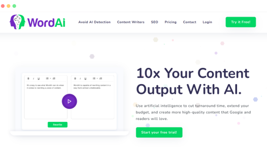 WordAI:AI写作助手与文章生成工具
