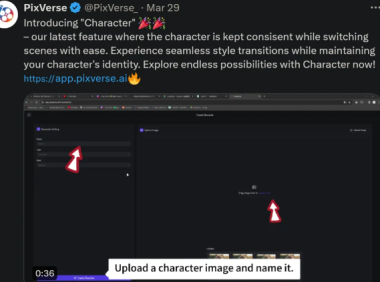 AI视频生成神器 PixVerse:保持角色一致性、百变场景
