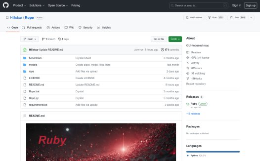 Rope:免费开源的AI换脸工具