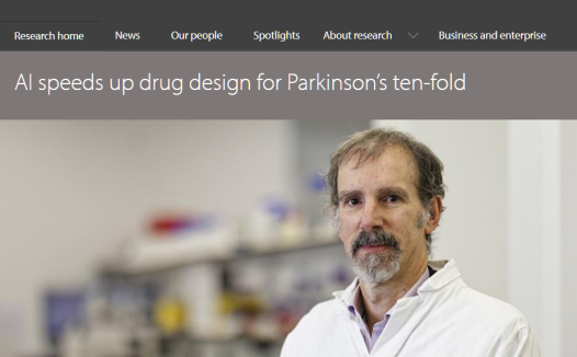 AI 将帕金森病药物设计提速十倍,可识别阻止该病症特征蛋白聚集小分子