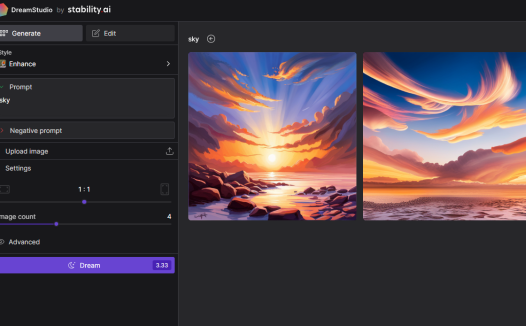 DreamStudio:基于Stable Diffusion模型AI绘图工具