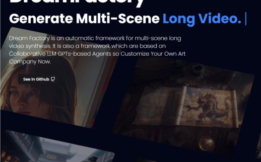 清华创业团队推AI影视创作工具Dream Factory:想法秒变微电影,可长达数十分钟
