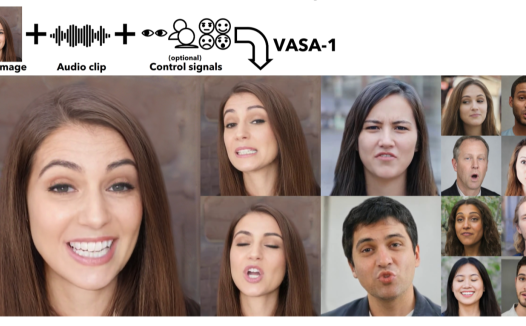 微软推出 VASA-1 AI 框架,可将照片转化为视频,逼真对口型人像视频