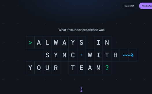 Project IDX：一个AI辅助的全栈开发环境和代码编辑器